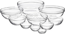 Glass Mixing Bowl Set