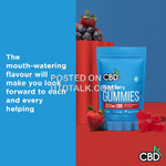 CBD Gummies High Strength Mixed Berry Gummies 25mg X8 Pouch