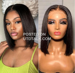 14inch Bone Straight Wig