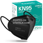 KN95 Black 3 Dimensional Protective Mask