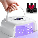 Rechargeable Dual UV/LED Sun S10 108W Gel Machine Nail Dryer