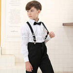 Kids Suspenders With Bow Tie