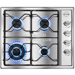 Aygas 4 Burner Built in Auto Ignition Stainless Top Gas Hob.