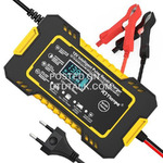 Car Battery Charger 12v-24v, Intelligent Pulse Repair, LCD