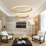 Home Decorative Living Room / Dinning 3 Ring Acrylic Light